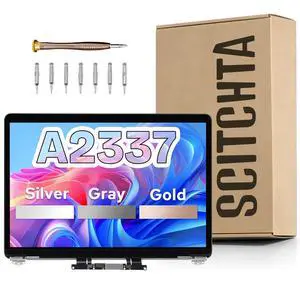 A2337 LCD Screen Replacement A2337 LCD for MacBook Air M1 2020 Space Gray | EMC 3598, Part Number 661-16807 661-16806 661-16808, MGN63 MGN93 MGND3 MGN73 MGNA3 MGNE3, 13.3" Display Assembly, Fix Kit A2337 LCD Screen Replacement A2337 LCD for MacBook Air M1 2020 Space Gray | EMC 3598, Part Number 661-16807 661-16806 661-16808, MGN63 MGN93 MGND3 MGN73 MGNA3 MGNE3, 13.3" Display Assembly, Fix Kit