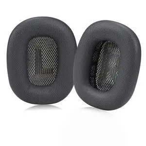 Ear Cushions for Apple AirPods Max Headphones, Protein Leather Earpads Replacement Covers Cups Pads with Sofer Memory Foam and Magnet(Black) Ear Cushions for Apple AirPods Max Headphones, Protein Leather Earpads Replacement Covers Cups Pads with Sofer Memory Foam and Magnet(Black)
