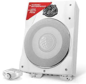 8" Subwoofer, 1000W Low-Profile Marine Waterproof Car Subwoofer with Built-in Amplifier, Adjustable Bass Boost, Remote Level Control, RCA Input, Phase Shift (14.5" x 9.5" x 3") 8" Subwoofer, 1000W Low-Profile Marine Waterproof Car Subwoofer with Built-in Amplifier, Adjustable Bass Boost, Remote Level Control, RCA Input, Phase Shift (14.5" x 9.5" x 3")