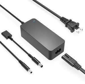 65W 45W Laptop Charger Fit for Dell Inspiron 15-3000 15-5000 15-7000 3530 3520 3593 3501 3521 3505 3511 3515 3535 3500 3510 1525 5500 5566 5755 P25T P24T P75F Replacement (UL Safety Certification) 65W 45W Laptop Charger Fit for Dell Inspiron 15-3000 15-5000 15-7000 3530 3520 3593 3501 3521 3505 3511 3515 3535 3500 3510 1525 5500 5566 5755 P25T P24T P75F Replacement (UL Safety Certification)