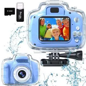 Kids Waterproof Camera 12MP 1080P Digital Camera with 32GB Card & Case | Underwater Diving Camera for Boys Girls 3-12, Kids Video Camera Indoor Outdoor Action Cameras Best Christmas Birthday Gifts Kids Waterproof Camera 12MP 1080P Digital Camera with 32GB Card & Case | Underwater Diving Camera for Boys Girls 3-12, Kids Video Camera Indoor Outdoor Action Cameras Best Christmas Birthday Gifts