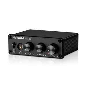 DAC-A2 Headphone Amplifier & Desktop DAC for PC, MAC and Gaming Plug & play 24Bit/192kHz DAC amp.Adds Bass/Treble control & RCA/3.5mm Outputs,USB/Optical/Coaxial Input DAC-A2 Headphone Amplifier & Desktop DAC for PC, MAC and Gaming Plug & play 24Bit/192kHz DAC amp.Adds Bass/Treble control & RCA/3.5mm Outputs,USB/Optical/Coaxial Input