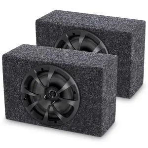 2-Way Coaxial Car Audio Speakers with Speaker Box Enclosures Set Sturdy Constructed Car Stereo and Sound System Accessories Portable Audio Equipment for Vehicles(Separate,6.5" 100 W) 2-Way Coaxial Car Audio Speakers with Speaker Box Enclosures Set Sturdy Constructed Car Stereo and Sound System Accessories Portable Audio Equipment for Vehicles(Separate,6.5" 100 W)