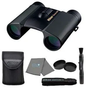 Trailblazer 10x25 ATB Binoculars, Black, Bundle with a Lens Pen and Lens Cloth Trailblazer 10x25 ATB Binoculars, Black, Bundle with a Lens Pen and Lens Cloth