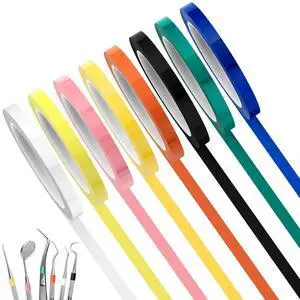 Colors Autoclave Tape 216 ft/L x 0.4 in/W Instruments Identification Tape Autoclavable 270 Fahrenheit (8) Colors Autoclave Tape 216 ft/L x 0.4 in/W Instruments Identification Tape Autoclavable 270 Fahrenheit (8)