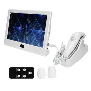 Scalp Detector, 13inch 50X/200X Lens MultiFunctional Rechargeable Digital Hair Skin Analyzer Microscope Magnifier High Sensitivity Hair Follicle Skin Analyser Tester Machine with 3 Light Modes(US) Scalp Detector, 13inch 50X/200X Lens MultiFunctional Rechargeable Digital Hair Skin Analyzer Microscope Magnifier High Sensitivity Hair Follicle Skin Analyser Tester Machine with 3 Light Modes(US)