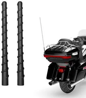 Short Antenna for Harley Davidson Touring | Street Glide | Electra Glide | Road Glide | Tri Glide | Ultra Limited/Classic, 1998-2026 | Designed for Optimized Radio Reception, 7 Inches Spiral Antenna Short Antenna for Harley Davidson Touring | Street Glide | Electra Glide | Road Glide | Tri Glide | Ultra Limited/Classic, 1998-2026 | Designed for Optimized Radio Reception, 7 Inches Spiral Antenna