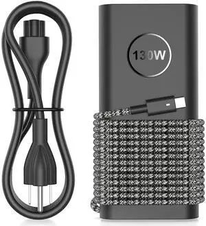 130W USB C Laptop Charger AC Adapter Compatible with Dell XPS | For Dell XPS 15 9500-9530, XPS 17 9700-9730, Precision 5530 5550 5560 5570 5750 5760 5770, Latitude 5401-9510 USB-C laptops 130W USB C Laptop Charger AC Adapter Compatible with Dell XPS | For Dell XPS 15 9500-9530, XPS 17 9700-9730, Precision 5530 5550 5560 5570 5750 5760 5770, Latitude 5401-9510 USB-C laptops