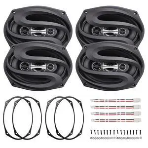 6X9 inch Car Audio Door Speakers (2-Pairs) for Dodge RAM 1500/2500/3500 | Car Audio Speaker Upgrade Kit for 2013-2024 Dodge Models,350 Watts Max Power,Full Range,Enhanced Sound,Adapters and Harness 6X9 inch Car Audio Door Speakers (2-Pairs) for Dodge RAM 1500/2500/3500 | Car Audio Speaker Upgrade Kit for 2013-2024 Dodge Models,350 Watts Max Power,Full Range,Enhanced Sound,Adapters and Harness