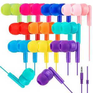 Bulk Kids Earbuds for Classroom 60 Pack,Student Wired Earphones | Earphones for School Library Computers Chromebook Laptop PC Bulk Kids Earbuds for Classroom 60 Pack,Student Wired Earphones | Earphones for School Library Computers Chromebook Laptop PC