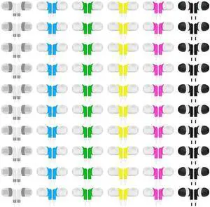 60 Pack Earbuds Bulk Kids Classroom Headphones for School Travel or Home Use(6 Color) 60 Pack Earbuds Bulk Kids Classroom Headphones for School Travel or Home Use(6 Color)