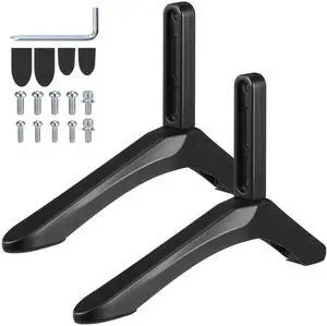 Universal TV Stand Bracket for 32-65 Inch Flat Screen TV Stable Triangle Base TV Support Stand Tabletop Holder for Living Room Bedroom Use TV Replacement Legs Universal TV Stand Bracket for 32-65 Inch Flat Screen TV Stable Triangle Base TV Support Stand Tabletop Holder for Living Room Bedroom Use TV Replacement Legs