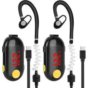T-M9 Super Mini Walkie Talkies with Earpieces Mini Two Way Radios | Small Portable FM Transceiver for Security Restaurant Retail Workplace Supermarket Tourism Outdoor Sport, Black 2-Pack T-M9 Super Mini Walkie Talkies with Earpieces Mini Two Way Radios | Small Portable FM Transceiver for Security Restaurant Retail Workplace Supermarket Tourism Outdoor Sport, Black 2-Pack