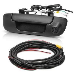 Tailgate Handle w/Backup Camera Compatible with 2002-2008 Dodge Ram 1500 2500 3500 Tailgate Door Rear View Reverse Backup Camera with RCA Plug Parking Guideline Available Waterproof Tailgate Handle w/Backup Camera Compatible with 2002-2008 Dodge Ram 1500 2500 3500 Tailgate Door Rear View Reverse Backup Camera with RCA Plug Parking Guideline Available Waterproof