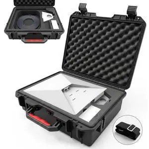 Starlink Mini Case, Waterproof Hard Case Fits Starlink Mini Accessories | Crushproof with Precision Cut Foam, Starlink Mini Storage Case with Shoulder Strap for Outdoor Travel Camping, RV Accessories Starlink Mini Case, Waterproof Hard Case Fits Starlink Mini Accessories | Crushproof with Precision Cut Foam, Starlink Mini Storage Case with Shoulder Strap for Outdoor Travel Camping, RV Accessories