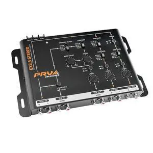 Crossover Car Audio EX3.5 Stereo 3 Way or 2 Way Electronic Crossover 9 Volts, 4 in 6 Out RCA Channels Car Sound Processor Crossover Car Audio EX3.5 Stereo 3 Way or 2 Way Electronic Crossover 9 Volts, 4 in 6 Out RCA Channels Car Sound Processor