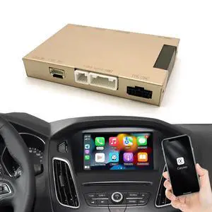 Wireless Carplay & Android Auto for Ford 2013-2015 Year with Sync2 System, Support Mirrorlink, Navigation, Siri, Camera, USB, CarPlay Retrofit Kit Decoder Yellow Wireless Carplay & Android Auto for Ford 2013-2015 Year with Sync2 System, Support Mirrorlink, Navigation, Siri, Camera, USB, CarPlay Retrofit Kit Decoder Yellow