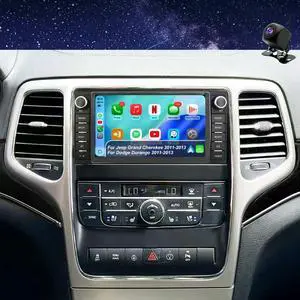 5GWifi Upgrade Radio for Dodge Durango 2011-2013, Jeep Grand Cherokee 2011 2012 2013, 7inch Touchscreen Car Stereo Replacement Apply CarPlay Android Auto GPS Navigation FM DSP Head Unit Backup Camera 5GWifi Upgrade Radio for Dodge Durango 2011-2013, Jeep Grand Cherokee 2011 2012 2013, 7inch Touchscreen Car Stereo Replacement Apply CarPlay Android Auto GPS Navigation FM DSP Head Unit Backup Camera
