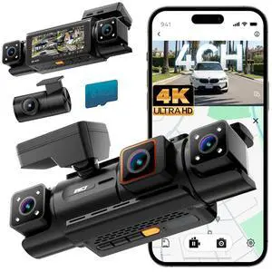 N7 PRO 4K STARVIS 4-Channel Dash Cam 360° View, 8-IR Night Vision | Free 64GB Card, 4K 2160P Recording with Faster WiFi 6, GPS, 3.18" IPS, 24/7 Parking Mode, Front, Rear & Dual Inside Cams N7 PRO 4K STARVIS 4-Channel Dash Cam 360° View, 8-IR Night Vision | Free 64GB Card, 4K 2160P Recording with Faster WiFi 6, GPS, 3.18" IPS, 24/7 Parking Mode, Front, Rear & Dual Inside Cams