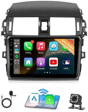 Double Din Linux Car Stereo for Toyota Corolla 2009-2013(No J.B.L) | Fast Boot 9" Touch Screen for Corolla Radio with Wireless Carplay Android Auto Mirror Link, Backup Camera SWC Bluetooth FM Double Din Linux Car Stereo for Toyota Corolla 2009-2013(No J.B.L) | Fast Boot 9" Touch Screen for Corolla Radio with Wireless Carplay Android Auto Mirror Link, Backup Camera SWC Bluetooth FM