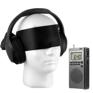 3 Pcs Ghost Hunting Equipment Starter Kit with Ghost Box Headphones and Blindfold Paranormal Investigation Hunting Device for Home Office Outdoor 3 Pcs Ghost Hunting Equipment Starter Kit with Ghost Box Headphones and Blindfold Paranormal Investigation Hunting Device for Home Office Outdoor