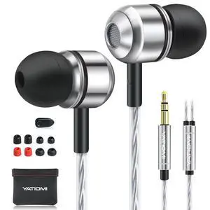Wired Earbuds, in-Ear Headphones Wired with Pure Bass Sound, Noise Isolating 3.5mm Headphones Earbuds Cord, Lightweight Cord Earphones for Samsung,iPhone, Laptop,Tablet, MP3 and Other 3.5mm Devices Wired Earbuds, in-Ear Headphones Wired with Pure Bass Sound, Noise Isolating 3.5mm Headphones Earbuds Cord, Lightweight Cord Earphones for Samsung,iPhone, Laptop,Tablet, MP3 and Other 3.5mm Devices