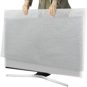 TV Cover for Moving, 2Pcs Foam, Bubble Wrap Flat Screen TV Cover Up to 65'' | Thick Reusable TV Packing Kit Flat Screen TV Protection for TV Packing Boxes During House Moving, Home Renovation, Storing TV Cover for Moving, 2Pcs Foam, Bubble Wrap Flat Screen TV Cover Up to 65'' | Thick Reusable TV Packing Kit Flat Screen TV Protection for TV Packing Boxes During House Moving, Home Renovation, Storing
