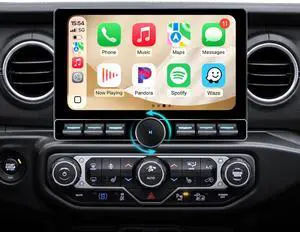 10" Wireless CarPlay Radio for Jeep Wrangler JL Gladiator 18-21 | 4G+64GB ROM for Offline Maps, Sunlight Readable QLED with tactile knob for bumpy trails, Plug & Play,OEM Camera Req Adapter 10" Wireless CarPlay Radio for Jeep Wrangler JL Gladiator 18-21 | 4G+64GB ROM for Offline Maps, Sunlight Readable QLED with tactile knob for bumpy trails, Plug & Play,OEM Camera Req Adapter
