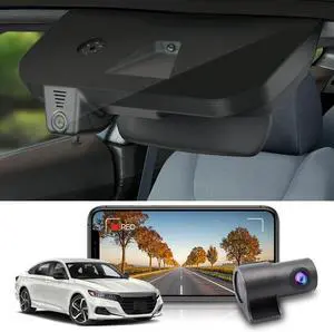 Front 4K+Rear 1080P Dash Cam Adapts for Honda Accord 2018-2022 Hybrid (Model A), OEM Factory Look, 2 Way HD Video, Built-in WiFi & APP, Loop Recording, G-Sensor, Easy to Use, 128GB Card Front 4K+Rear 1080P Dash Cam Adapts for Honda Accord 2018-2022 Hybrid (Model A), OEM Factory Look, 2 Way HD Video, Built-in WiFi & APP, Loop Recording, G-Sensor, Easy to Use, 128GB Card