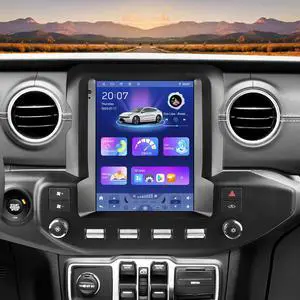 Android 14 Stereo Car Radio for Jeep Wrangler JL/Gladiator (2018-2023), 8Core 4G+64G GPS Navigation with 9.7 inch QLED Touchscreen via Carplay Android Auto SWC Bluetooth5.4 EQ USB TPMS Android 14 Stereo Car Radio for Jeep Wrangler JL/Gladiator (2018-2023), 8Core 4G+64G GPS Navigation with 9.7 inch QLED Touchscreen via Carplay Android Auto SWC Bluetooth5.4 EQ USB TPMS