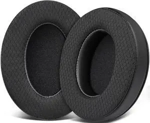 Mesh Earpads for HyperX Cloud (2/3/3S/1/Pro) - Black | Also for Cloud (Flight/Flight2/Stinger/Stinger2/Stinger 2 Core/Core), CloudX (Stinger/Flight) Headset Mesh Earpads for HyperX Cloud (2/3/3S/1/Pro) - Black | Also for Cloud (Flight/Flight2/Stinger/Stinger2/Stinger 2 Core/Core), CloudX (Stinger/Flight) Headset