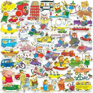 Richard Scarrys Busy World Anniversary 50ct Vinyl, Tablet, Indoor/Outdoor Richard Scarrys Busy World Anniversary 50ct Vinyl, Tablet, Indoor/Outdoor