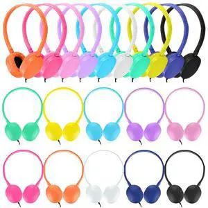 Bulk Headphones 50 Pack Multi Colored for Kids School Classroom,Durable Wholesale Wired On Ear Headphones for Student Toddler Boys Girls Adults,HD Sound 3.5mm Jack(10 Colors) Bulk Headphones 50 Pack Multi Colored for Kids School Classroom,Durable Wholesale Wired On Ear Headphones for Student Toddler Boys Girls Adults,HD Sound 3.5mm Jack(10 Colors)