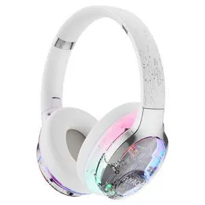 BUGANI Bluetooth Headphones Over Ear with RGB Light | Foldable Lightweight Wireless Over Ear Headphone Bluetooth 6.0, 65H Playtime, Comfortable Breathable Working Gaming Travel BUGANI Bluetooth Headphones Over Ear with RGB Light | Foldable Lightweight Wireless Over Ear Headphone Bluetooth 6.0, 65H Playtime, Comfortable Breathable Working Gaming Travel