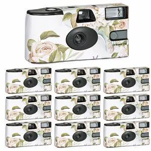Disposable Camera Wedding Bulk 10-Pcs Wedding Disposable Cameras 27 Exp. Film Camera Disposable for Wedding, Party, Baby Shower, Travel, Party Favors Single-Use ISO400 Film Camera 35mm Disposable Camera Wedding Bulk 10-Pcs Wedding Disposable Cameras 27 Exp. Film Camera Disposable for Wedding, Party, Baby Shower, Travel, Party Favors Single-Use ISO400 Film Camera 35mm