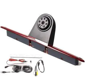 3rd Brake Lamp Casing with Backup Camera Roof Mount Fit for 2007-2018 Mercedes-Benz Sprinter, Dodge Sprinter, VW Crafter Vans Rear View Reverse Parking Camera with 6 IR LEDs 3rd Brake Lamp Casing with Backup Camera Roof Mount Fit for 2007-2018 Mercedes-Benz Sprinter, Dodge Sprinter, VW Crafter Vans Rear View Reverse Parking Camera with 6 IR LEDs
