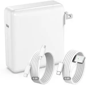 140W Charger for MacBook Pro 16 14 inch Mac Air 15 13 inch | Compatible with Mac M1 M2 M3 M4 M5 Chips (2021-2026)Original QualityPD3.1 GaN Fast Charger, 6.6FT Dual Cables Included 140W Charger for MacBook Pro 16 14 inch Mac Air 15 13 inch | Compatible with Mac M1 M2 M3 M4 M5 Chips (2021-2026)Original QualityPD3.1 GaN Fast Charger, 6.6FT Dual Cables Included