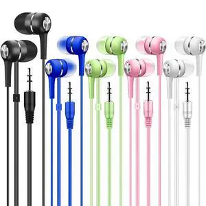 Bulk Earbuds Headphones 10 Pack Multi Colored for School Classroom Students Kids Child Teen-Multicolor Bulk Earbuds Headphones 10 Pack Multi Colored for School Classroom Students Kids Child Teen-Multicolor