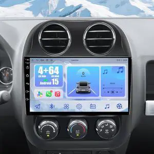 4G+64G Car Radio for Jeep Patriot Compass 2010-2016: 10'' Touchscreen Android 15 Car Stereo for Jeep Patriot Radio Replacement, Wireless CarPlay Android Auto,Bluetooth/WiFi/GPS/FM SWC/Backup Camera 4G+64G Car Radio for Jeep Patriot Compass 2010-2016: 10'' Touchscreen Android 15 Car Stereo for Jeep Patriot Radio Replacement, Wireless CarPlay Android Auto,Bluetooth/WiFi/GPS/FM SWC/Backup Camera