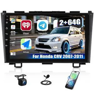 4 Core+64G Android 15 for Honda CRV 2007-2011 Car Radio Stereo with Wireless A-pple CarPlay Android Auto WiFi GPS, 9" Touchscreen Bluetooth Upgrade Head Unit 28-UI Mirror Link Backup Cam Mic USB 4 Core+64G Android 15 for Honda CRV 2007-2011 Car Radio Stereo with Wireless A-pple CarPlay Android Auto WiFi GPS, 9" Touchscreen Bluetooth Upgrade Head Unit 28-UI Mirror Link Backup Cam Mic USB
