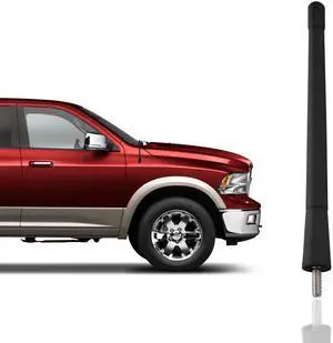 Antenna Mast for Dodge RAM (2009-2026) - Black 6.5 Inch Highly Durable Premium Truck Antenna Mast - Car Wash-Proof HD Radio Antenna Replacement for FM AM - Accessories for Dodge RAM for Men & Women Antenna Mast for Dodge RAM (2009-2026) - Black 6.5 Inch Highly Durable Premium Truck Antenna Mast - Car Wash-Proof HD Radio Antenna Replacement for FM AM - Accessories for Dodge RAM for Men & Women