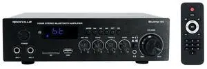 BLUAMP 90 Bluetooth 5.0 Stereo Receiver Amp with HDMI ARC | 400W Peak/50W x 2 RMS at 4 Ohm, HDMI ARC, Optical, Phono/Aux, USB/SD, Dual 1/4" Mic Inputs with Echo, RCA Output, Remote BLUAMP 90 Bluetooth 5.0 Stereo Receiver Amp with HDMI ARC | 400W Peak/50W x 2 RMS at 4 Ohm, HDMI ARC, Optical, Phono/Aux, USB/SD, Dual 1/4" Mic Inputs with Echo, RCA Output, Remote