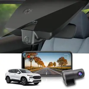 Front 4K+Rear 1080P Dash Cam Adapts for Hyundai Santa Fe 2021-2023 (#S1500 S2500) has Auto-Dimming, OEM Style, Dual HD Video, WiFi & APP, Loop Recording, G-Sensor, Easy to Use, 128GB Card Front 4K+Rear 1080P Dash Cam Adapts for Hyundai Santa Fe 2021-2023 (#S1500 S2500) has Auto-Dimming, OEM Style, Dual HD Video, WiFi & APP, Loop Recording, G-Sensor, Easy to Use, 128GB Card