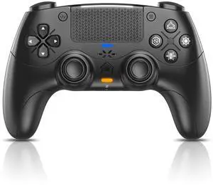 for PS5 Controller, Dynamic Response Triggers Wireless Controller for PS5/Slim/Pro/PC, Quad-Motor Haptic Vibration, 2000mAh, Mic, Speaker, 6-Axis Gyro Sensor Black for PS5 Controller, Dynamic Response Triggers Wireless Controller for PS5/Slim/Pro/PC, Quad-Motor Haptic Vibration, 2000mAh, Mic, Speaker, 6-Axis Gyro Sensor Black