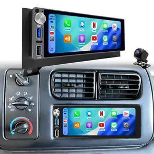 5GWiFi Radio for Dodge Ram 1500/2500/3500 1994-2001, Cherokee Jeep Wrangler TJ 1997-2001, Grand Cherokee 1996-1998, Grand Caravan 1992-2000 6.8inch Touchscreen Stereo apple Carplay Android Auto GPS FM 5GWiFi Radio for Dodge Ram 1500/2500/3500 1994-2001, Cherokee Jeep Wrangler TJ 1997-2001, Grand Cherokee 1996-1998, Grand Caravan 1992-2000 6.8inch Touchscreen Stereo apple Carplay Android Auto GPS FM