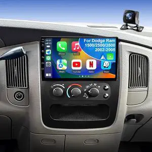 4Core 64GROM 5Gwifi Upgrade Car Radio for Dodge Ram 1500/2500/3500 2002 2003 2004 2005, 9inch Touch Screen Stereo Wireless CarPlay Android Auto Head Unit Bluetooth GPS Navigation FM DSP Backup Camera 4Core 64GROM 5Gwifi Upgrade Car Radio for Dodge Ram 1500/2500/3500 2002 2003 2004 2005, 9inch Touch Screen Stereo Wireless CarPlay Android Auto Head Unit Bluetooth GPS Navigation FM DSP Backup Camera
