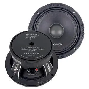 XTR XTX858DC High Efficiency 8 Mid-Range Dust Cap Loudspeakers, 1600W Max Power, 400W RMS, 8 Ohm, 2 Voice Coil - Pro Car Audio Stereo, Midrange Speakers (Pair) XTR XTX858DC High Efficiency 8 Mid-Range Dust Cap Loudspeakers, 1600W Max Power, 400W RMS, 8 Ohm, 2 Voice Coil - Pro Car Audio Stereo, Midrange Speakers (Pair)