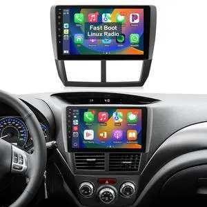 Linux Car Radio for Subaru Forester 2008-2012 Impreza WRX 2007-2011 | Fast Boot Stereo Upgrade with Wireless CarPlay Android Auto 9'' ToucScreen Built-in Bluetooth SWC Backup Camera MIC Linux Car Radio for Subaru Forester 2008-2012 Impreza WRX 2007-2011 | Fast Boot Stereo Upgrade with Wireless CarPlay Android Auto 9'' ToucScreen Built-in Bluetooth SWC Backup Camera MIC