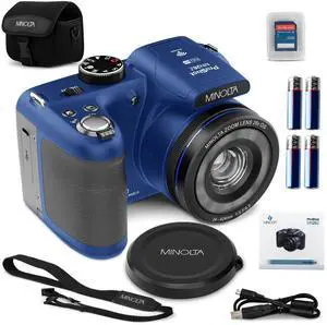 MN26Z ProShot 20MP Camera, 26X Optical Zoom, 1080p Video (Blue) MN26Z ProShot 20MP Camera, 26X Optical Zoom, 1080p Video (Blue)