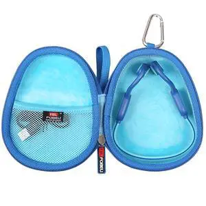 Kids Headphone Case for BAICLUD/Mehomeli/JusTalk/iClever/LOBKIN | Hard EVA Shell, Kids Bluetooth Air Conduction Open Ear Headphones Case, Shockproof & Water-Resistant, Blue Kids Headphone Case for BAICLUD/Mehomeli/JusTalk/iClever/LOBKIN | Hard EVA Shell, Kids Bluetooth Air Conduction Open Ear Headphones Case, Shockproof & Water-Resistant, Blue